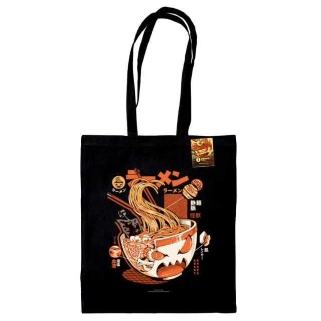 Book cover of: Ilustrata (Ramen X-Ray) Black Tote Bag