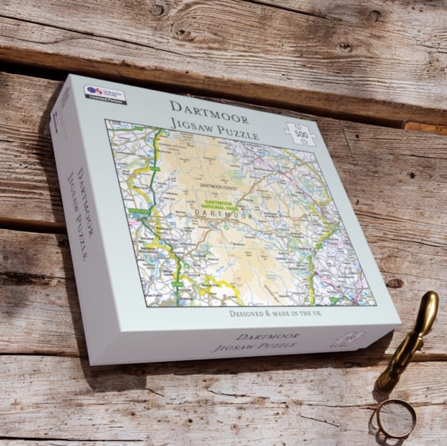Book cover of: OS Map 500 Piece Premium Jigsaw Puzzle - Dartmoor National Park