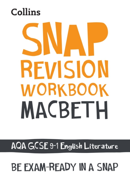 Macbeth: AQA GCSE 9-1 English Literature Workbook, Ideal for the 2025 and 2026 Exams 9780008355272 Collins Collins GCSE