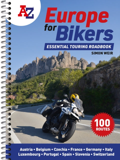 Book cover of: -Z Europe for Bikers. By: Simon Weir