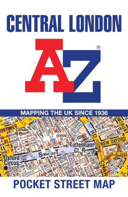 Book cover of: Central London A-Z Pocket Street Map
