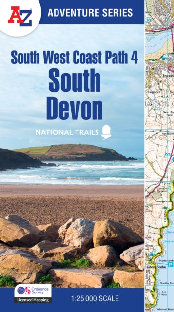 South West Coast Path 4 – South Devon, With Ordnance Survey Mapping 9780008707644 A-Z Maps