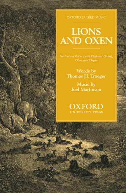 Book cover of: Lions and oxen. By: Joel Martinson