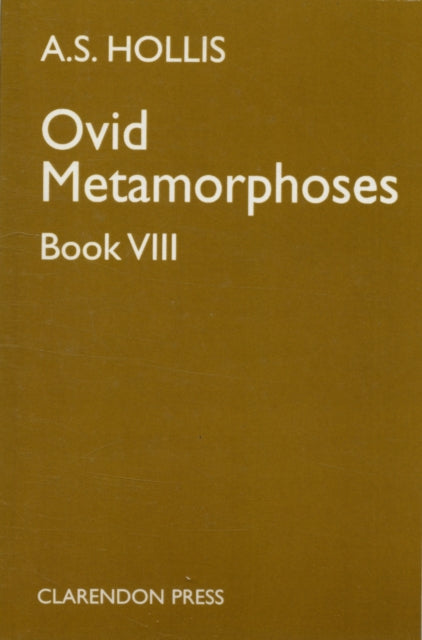 Book cover of: Metamorphoses. Book VIII. By: Ovid