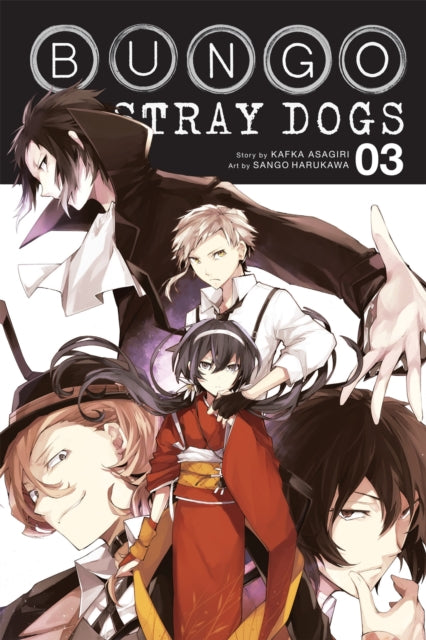 Book cover of: Bungo Stray Dogs, Vol. 3. By: 朝霧カフカ