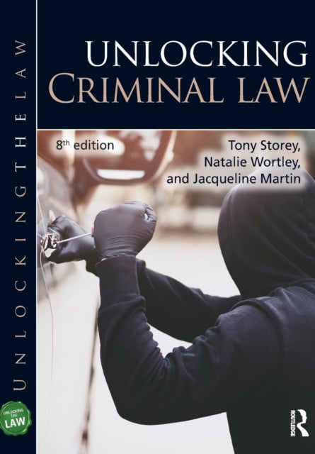 Book cover of: Unlocking Criminal Law. By: Tony Storey