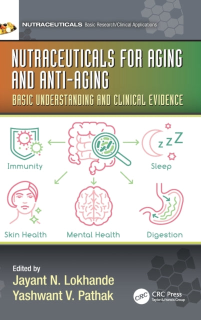 Book cover of: Nutraceuticals for Aging and Anti-Aging. By: Jayant N. Lokhande