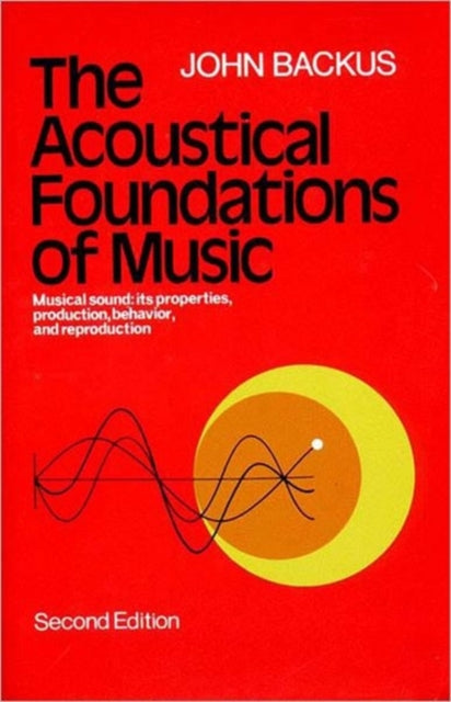Book cover of: Acoustical Foundations of Music