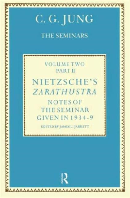 Book cover of: Nietzsche's Zarathustra. By: Carl Gustav Jung