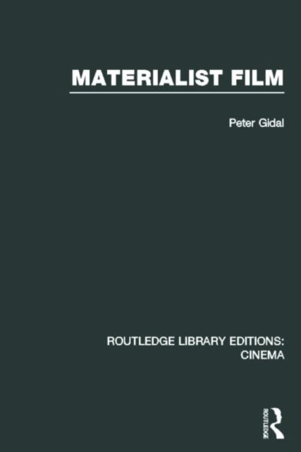 Book cover of: Materialist Film. By: Peter Gidal
