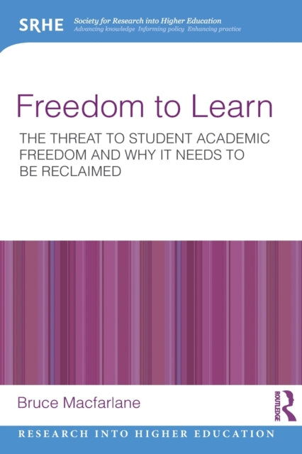 Book cover of: Freedom to Learn. By: Bruce Macfarlane