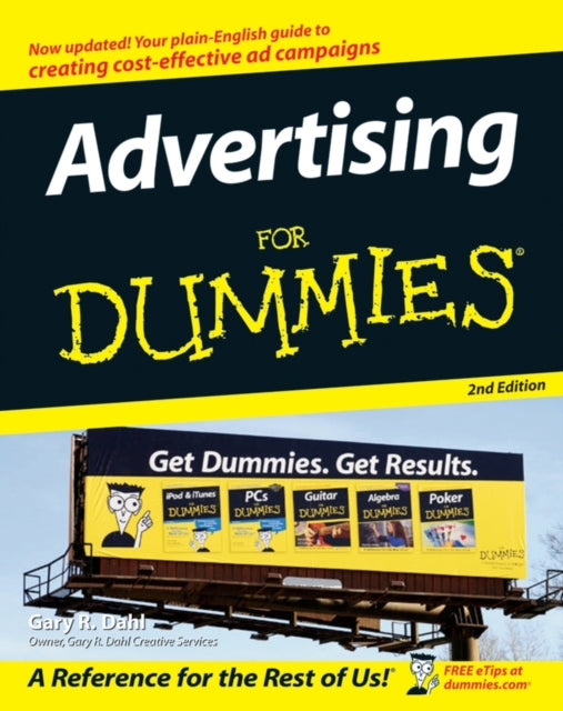 Book cover of: Advertising For Dummies. By: Gary Dahl