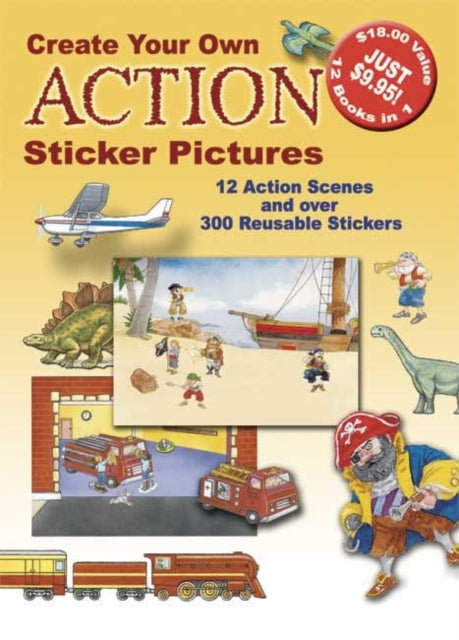 Book cover of: Create Your Own Action Sticker Pictures. By: Dover Publications, Inc.