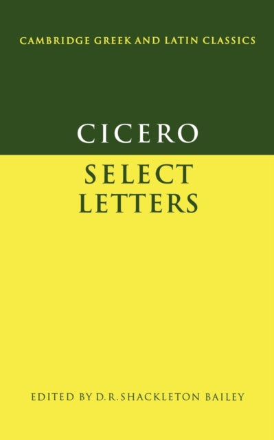 Book cover of: Cicero: Select Letters. By: Cicero