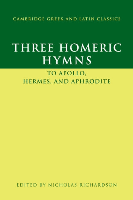 Book cover of: Three Homeric Hymns