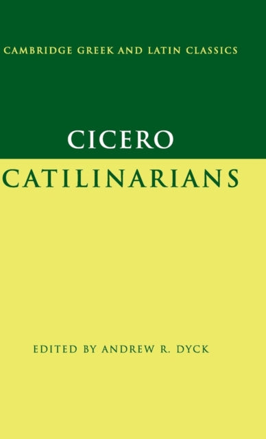 Book cover of: Cicero: Catilinarians. By: Cicero