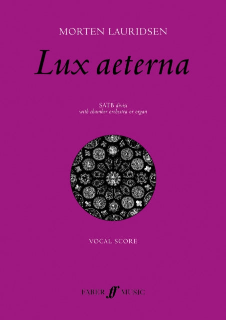 Book cover of: Lux aeterna