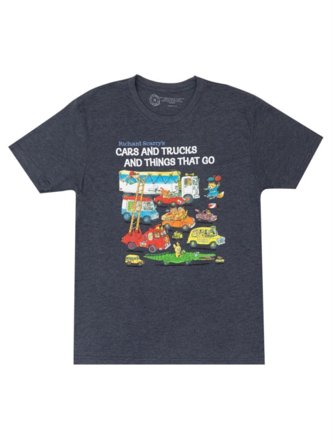 Book cover of: Cars and Trucks and Things That Go Unisex T-shirt Medium