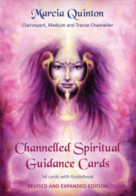 Book cover of: Channelled Spiritual Guidance Cards. By: Marcia Quinton