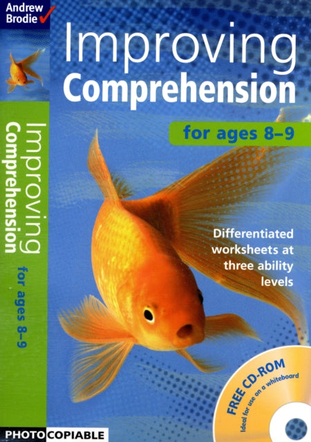 Book cover of: Improving Comprehension 8-9. By: Andrew Brodie