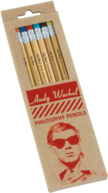 Warhol Philosophy Pencil Set 9780735337008 Galison