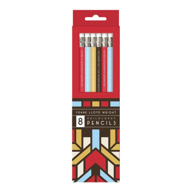 Book cover of: Frank Lloyd Wright Pencil Set. By: Galison