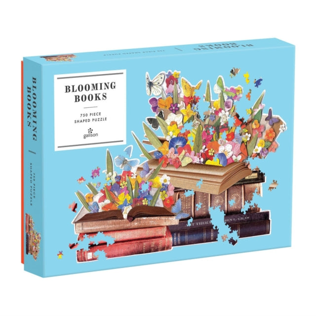 Book cover of: Blooming Books 750 Piece Shaped Puzzle. By: Galison
