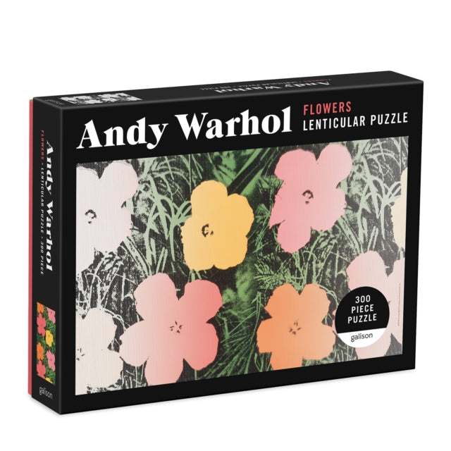 Book cover of: Andy Warhol Flowers 300 Piece Lenticular Puzzle