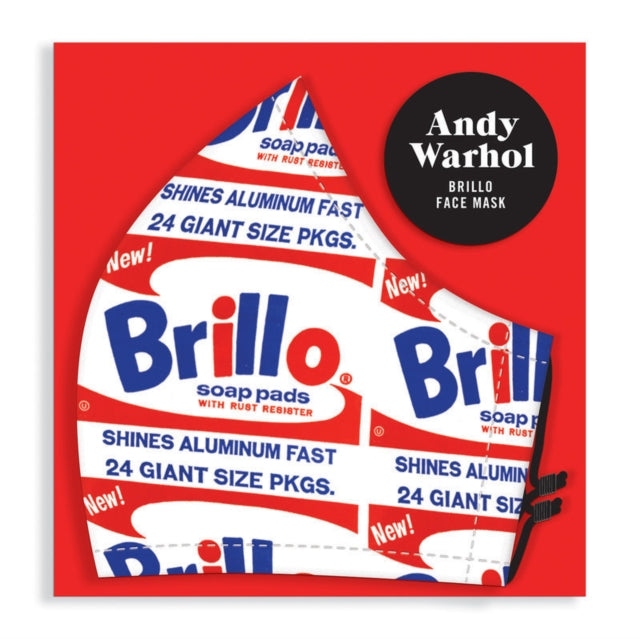 Book cover of: Andy Warhol Brillo Face Mask. By: Galison