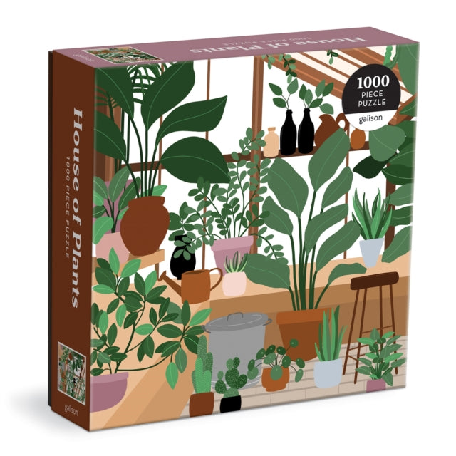 Book cover of: House of Plants 1000 Piece Puzzle in Square Box