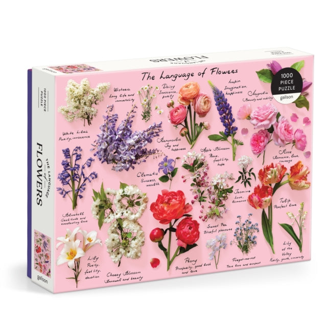 Book cover of: Language of Flowers 1000 Piece Puzzle