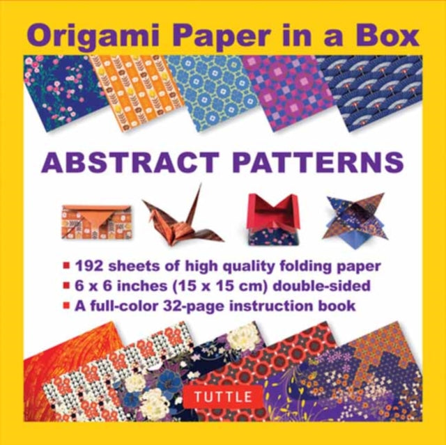 Book cover of: Origami Paper in a Box - Abstract Patterns. By: Tuttle Studio