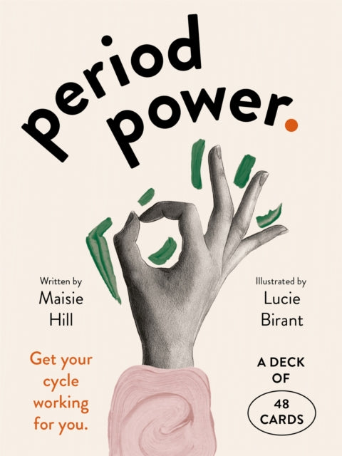 Book cover of: Period Power Cards. By: Maisie Hill