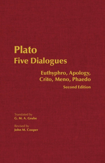 Book cover of: Plato: Five Dialogues. By: Πλάτων