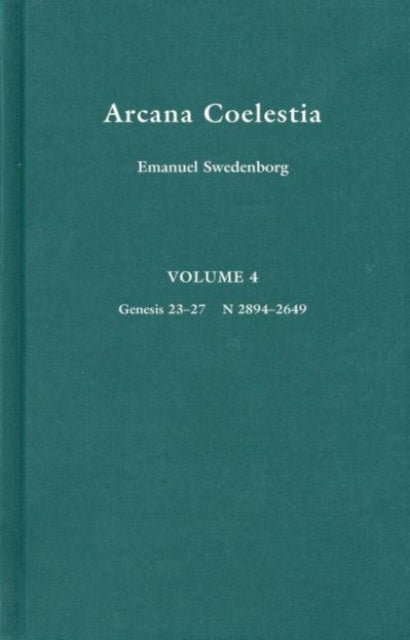 Book cover of: Arcana Coelestia 4. By: Emanuel Swedenborg