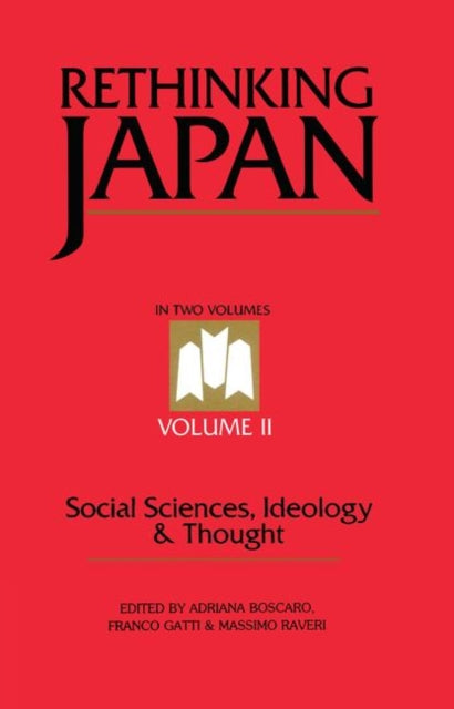 Book cover of: Rethinking Japan Vol 2. By: Adriana Boscaro