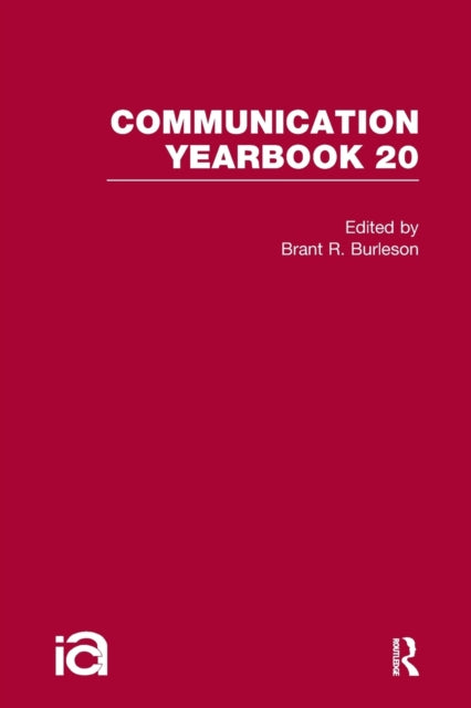 Book cover of: Communication Yearbook 20