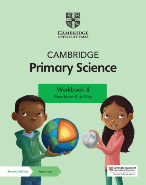 Book cover of: Cambridge Primary Science Workbook 4 with Digital Access (1 Year). By: Alan Cross