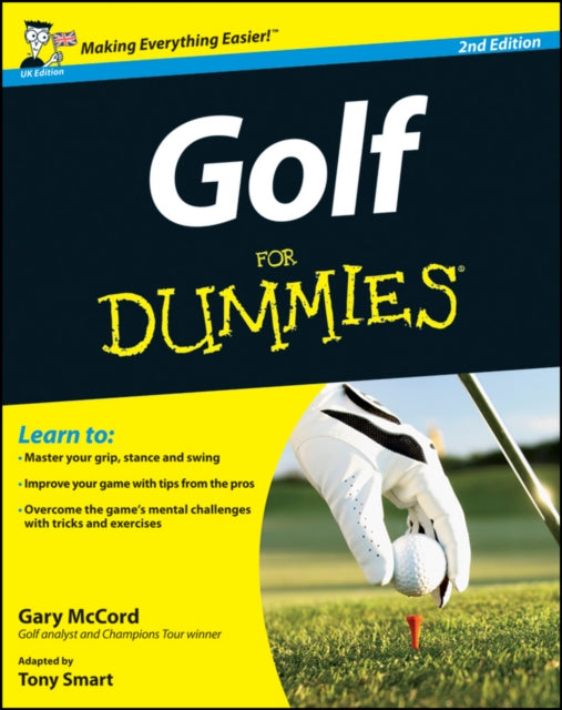 Book cover of: Golf For Dummies, UK Edition. By: Tony Smart