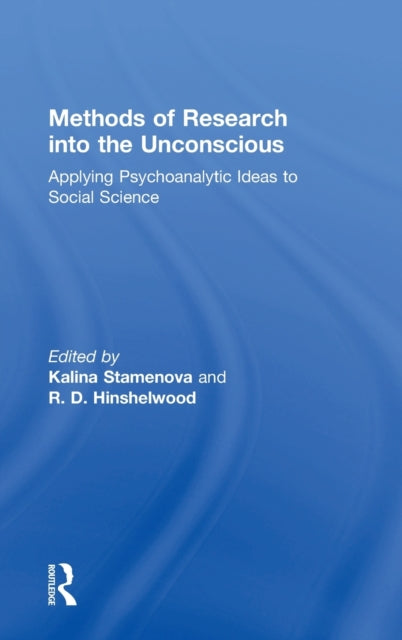 Book cover of: Methods of Research into the Unconscious. By: Kalina Stamenova