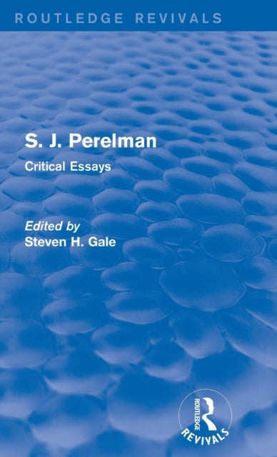 Book cover of: S. J. Perelman. By: Steven H. Gale