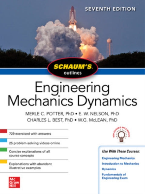 Schaum's Outline of Engineering Mechanics Dynamics, Seventh Edition 9781260462869 W. G. McLean