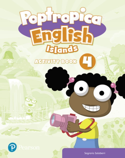 Book cover of: Poptropica English Islands Level 4 Activity Book. By: Unknown