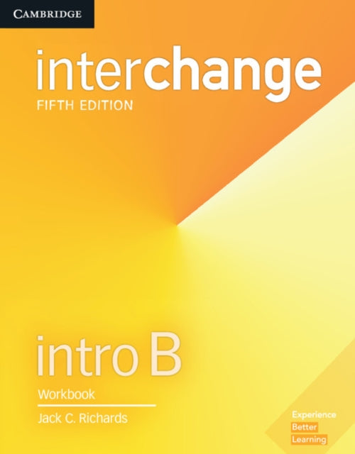Book cover of: Interchange Intro B Workbook. By: Jack C. Richards