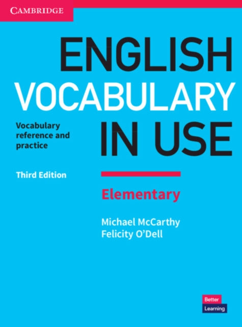 English Vocabulary in Use Elementary Book with Answers, Vocabulary Reference and Practice 9781316631539 Michael McCarthy