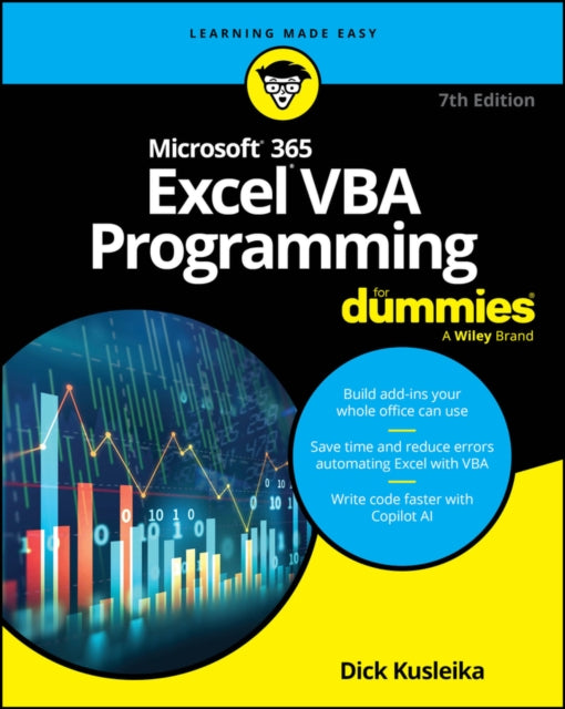 Microsoft 365 Excel VBA Programming For Dummies 9781394292394 Dick Kusleika
