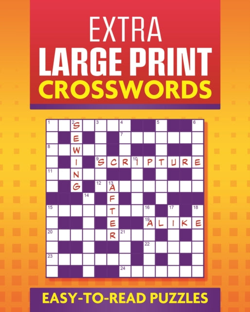 Book cover of: Extra Large Print Crosswords