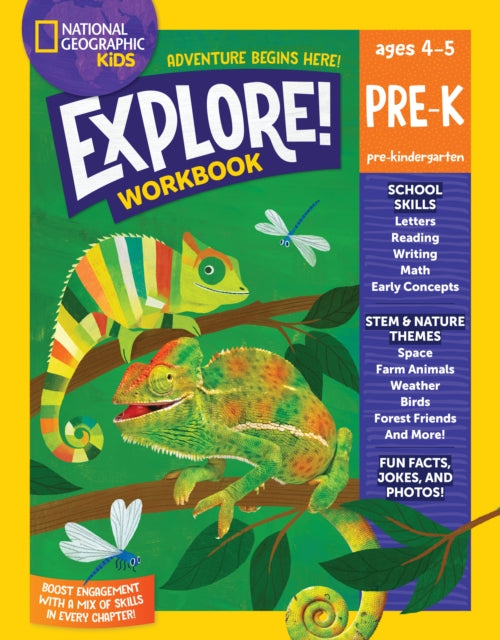Book cover of: National Geographic Kids Explore! Workbook Pre-K