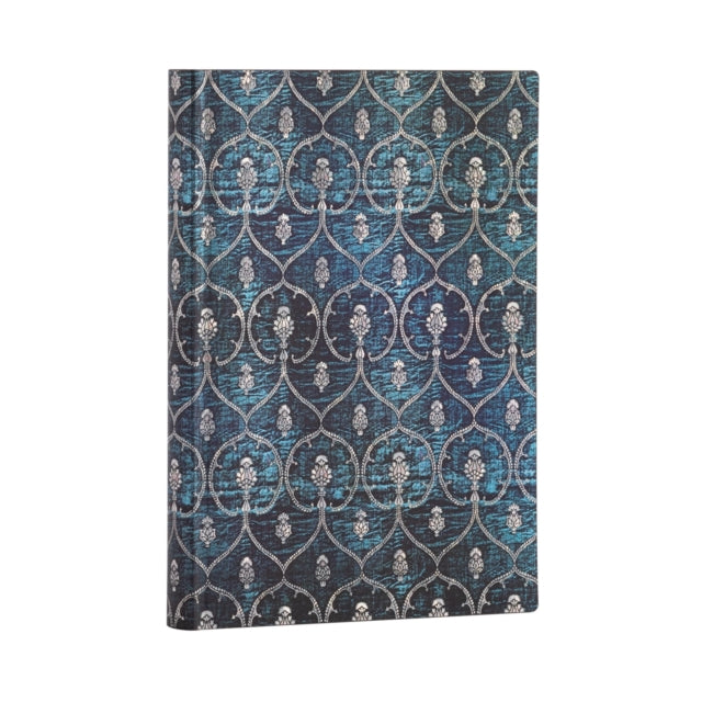 Book cover of: Blue Velvet Midi Unlined Journal. By: Paperblanks