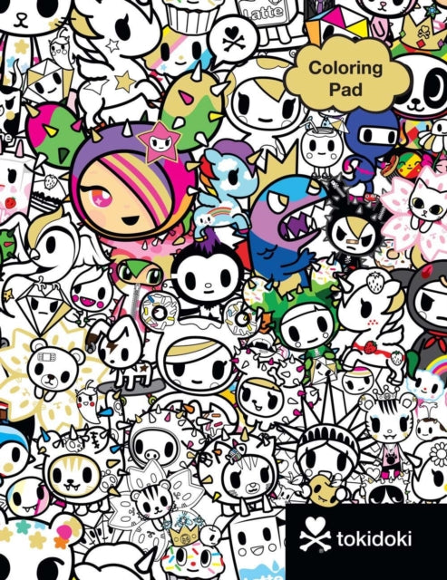 Book cover of: tokidoki Coloring Pad. By: Takidoki